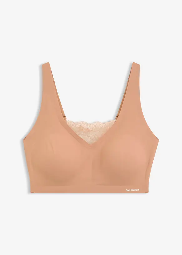 Wattiertes Feel Comfort Lasercut Bralette, bonprix