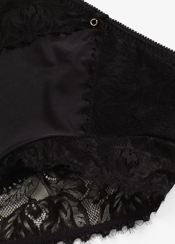 Highwaist Slip mit glänzendem Material, bonprix