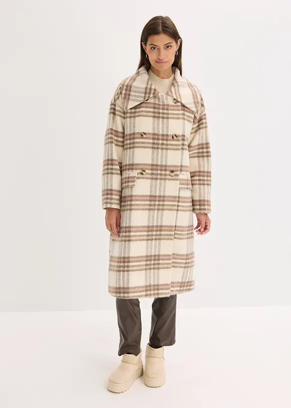 Oversize-Mantel aus weichem Woll-Mix, bonprix