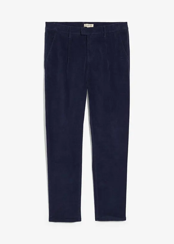 Pantalon Regular en velours côtelé extensible, fuselé, bonprix