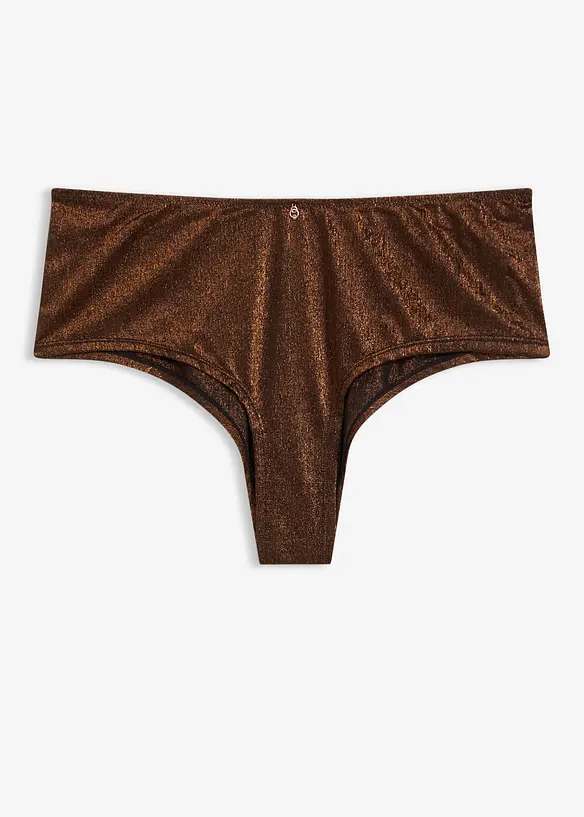 Maxi Brazilslip aus glitzerndem Material, bonprix