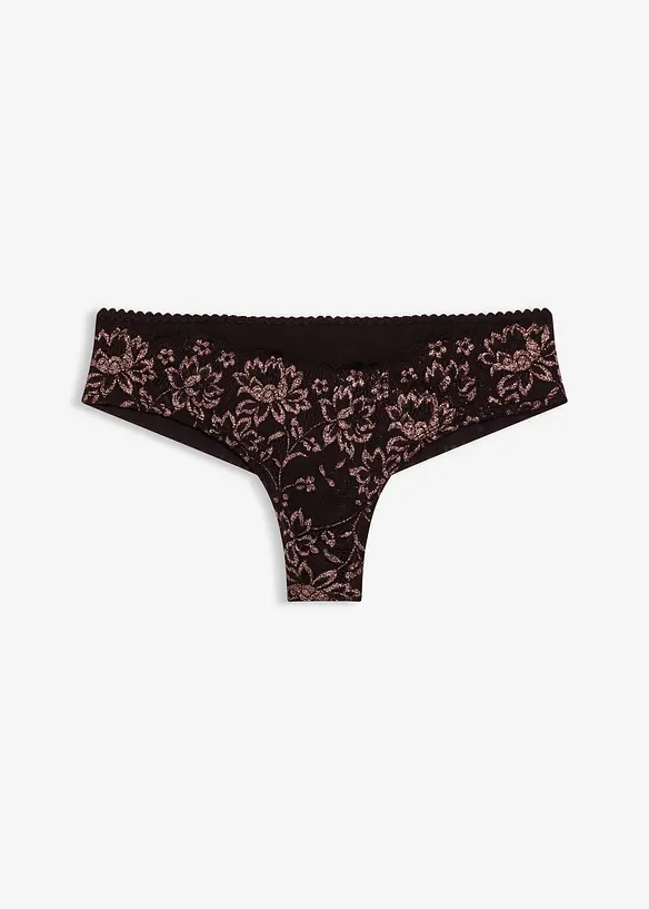 Brazilslip mit Glitzergarn, bonprix