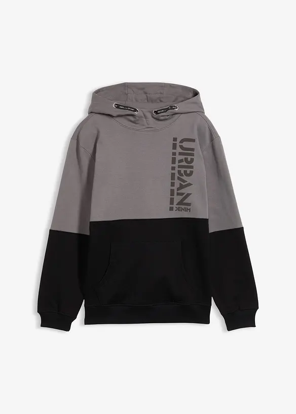 Sweat à capuche 100% coton, bonprix