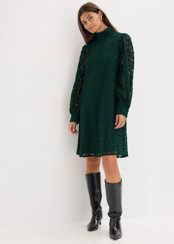 Robe courte en dentelle, bonprix