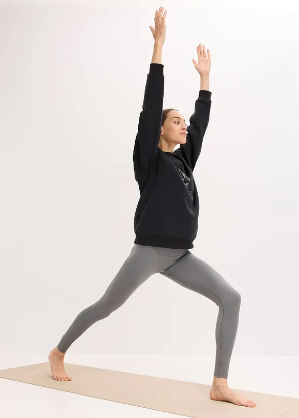 Thermo Oversized Funktions-Sweatshirt, schnelltrocknend, bonprix