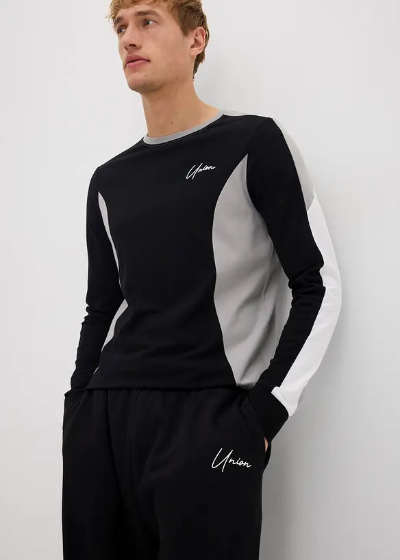 Jogginghose aus reiner Baumwolle, Loose Fit, bonprix