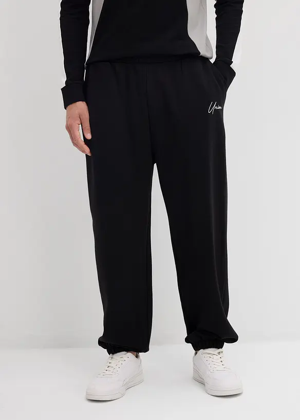 Jogginghose aus reiner Baumwolle, Loose Fit, bonprix