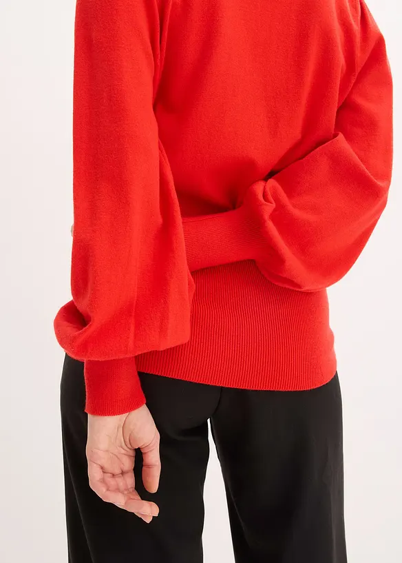 Pull en fine maille de viscose mélangée, bonprix