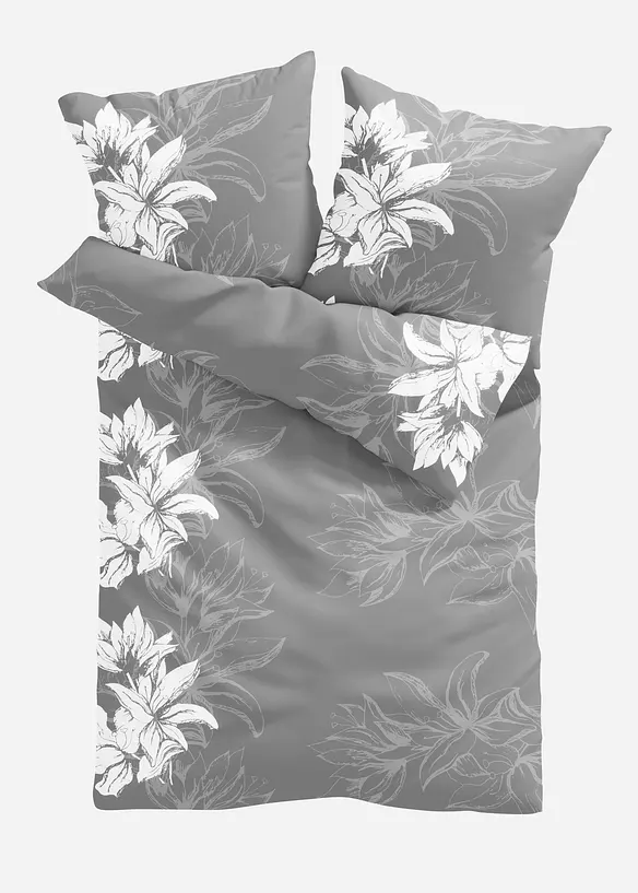 Bettwäsche mit Blüten, bonprix