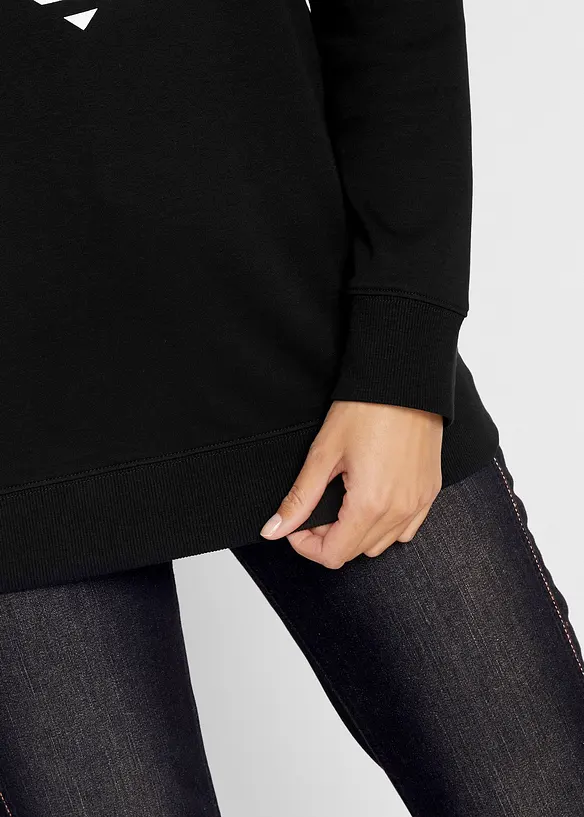 Baumwoll-Langarmshirt, bedruckt, bonprix