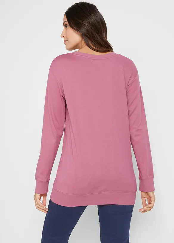 Baumwoll-Langarmshirt, bedruckt, bonprix