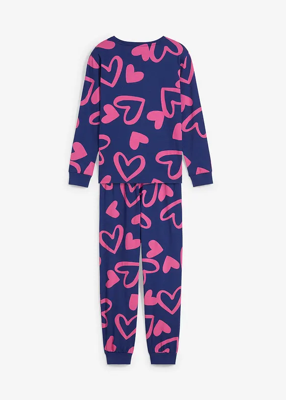 Pyjama aus reiner Bio-Baumwolle (2-tlg. Set), bonprix