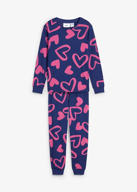 Pyjama aus reiner Bio-Baumwolle (2-tlg. Set), bonprix