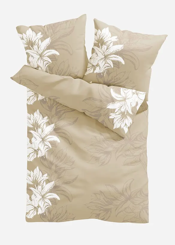 Bettwäsche mit Blüten, bonprix