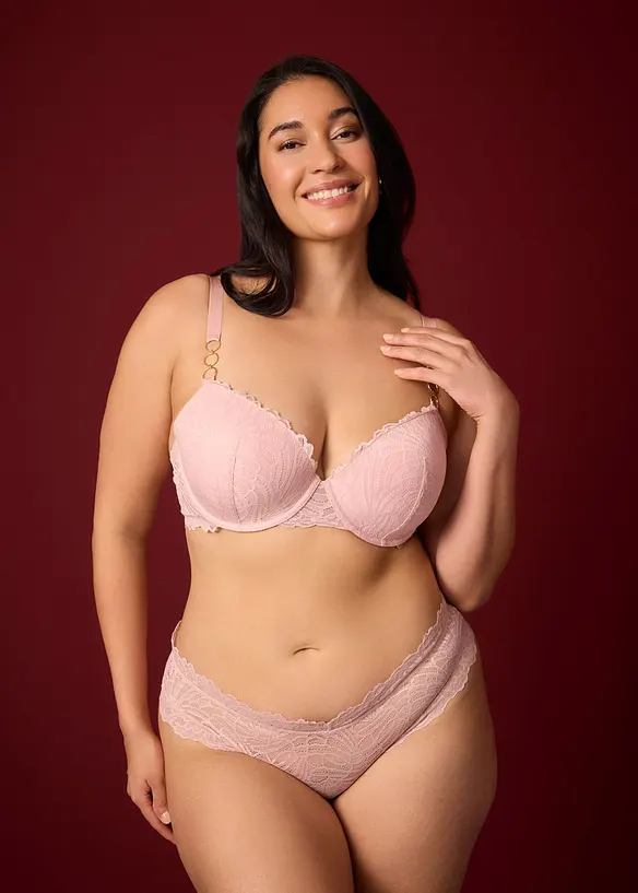 Soutien-gorge à coques en dentelle, bonprix