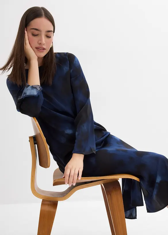 Midikleid aus Satin, bonprix