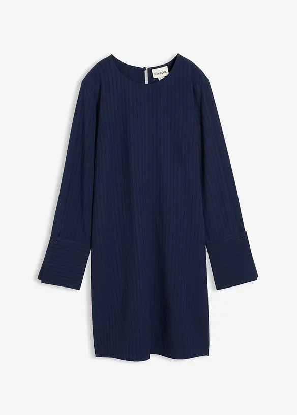 Minikleid aus strukturiertem Material, bonprix