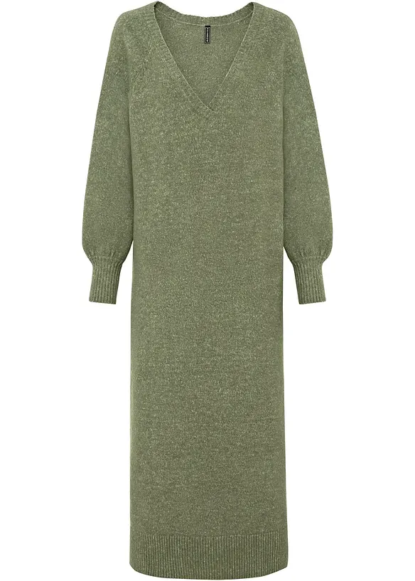 Oversized Strickkleid in Midilänge, bonprix