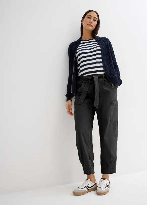 Pantalon cargo raccourci, bonprix