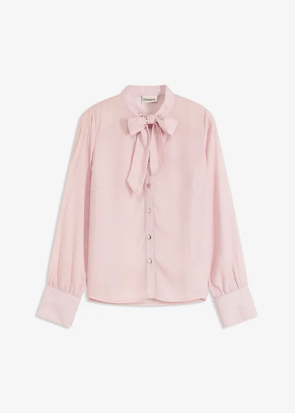 Chiffonbluse mit abnehmbarer Schluppe, bonprix
