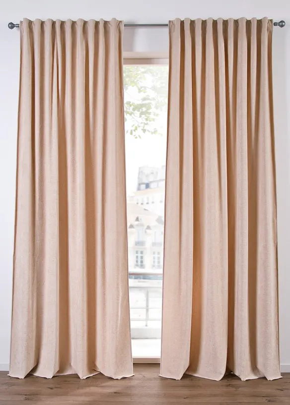 Rideau aspect bouclette (1 pce), bonprix