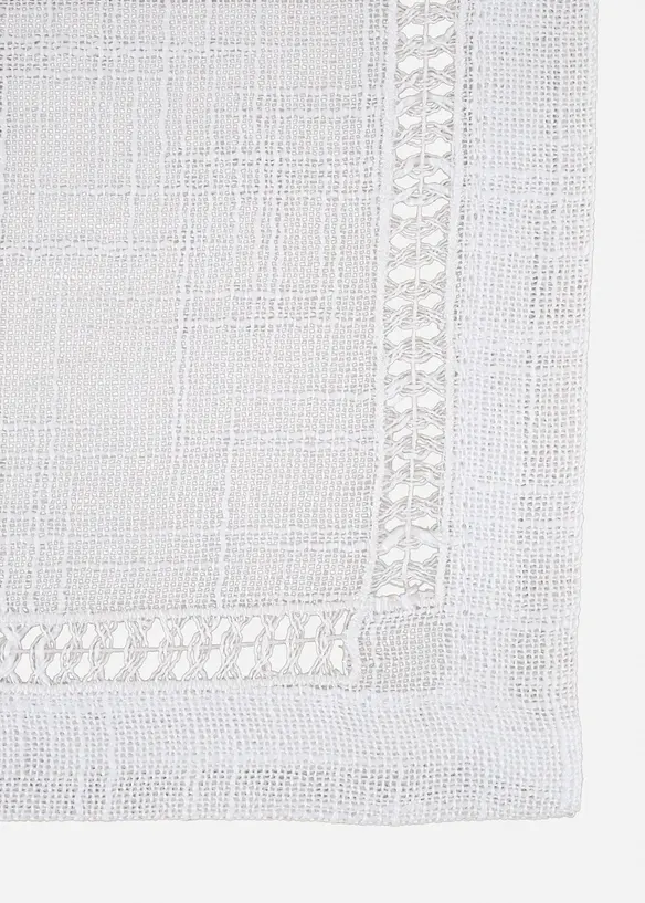 Lot de 2 sets de table avec broderies anglaises, bonprix