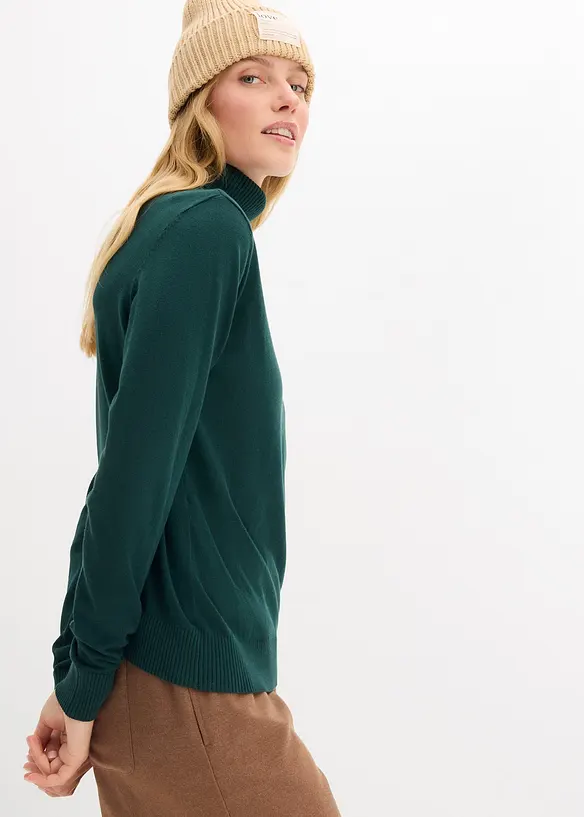 Pull col roulé, bonprix
