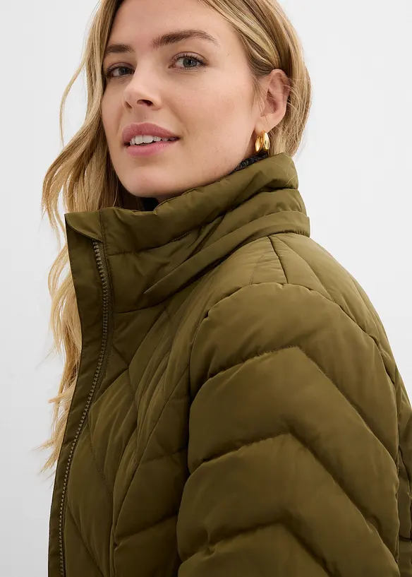 Veste matelassée légère avec capuche amovible, bonprix
