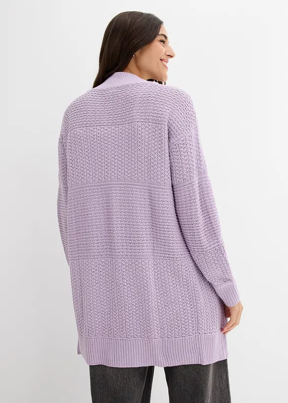 Gilet long en maille, bonprix