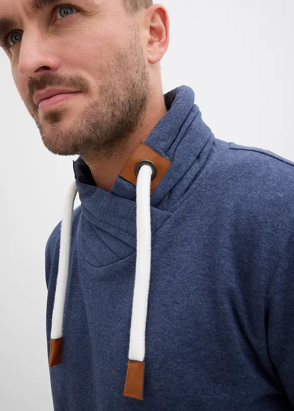 Sweatshirt mit Schalkragen, bonprix
