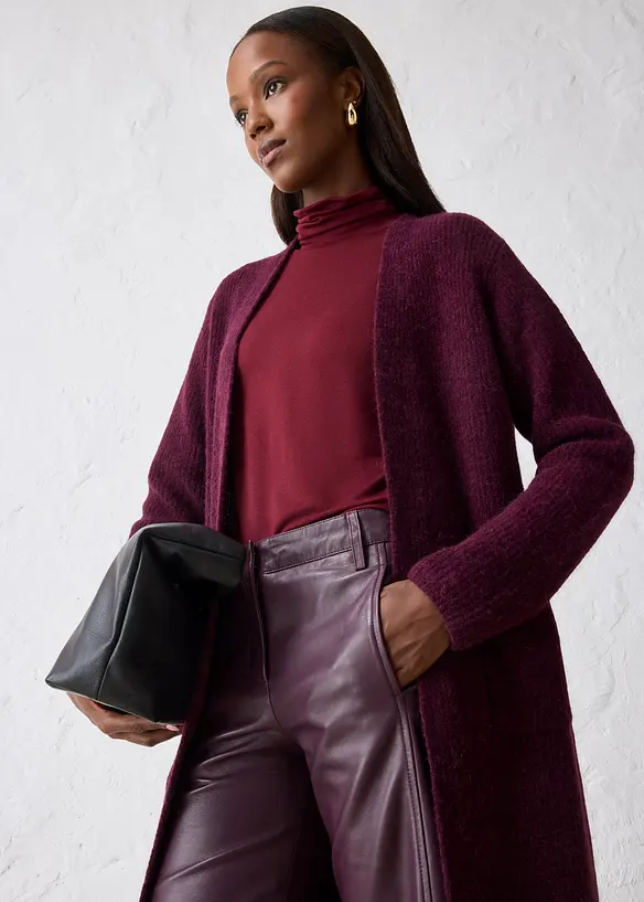 Manteau en maille avec de l’alpaga, bonprix
