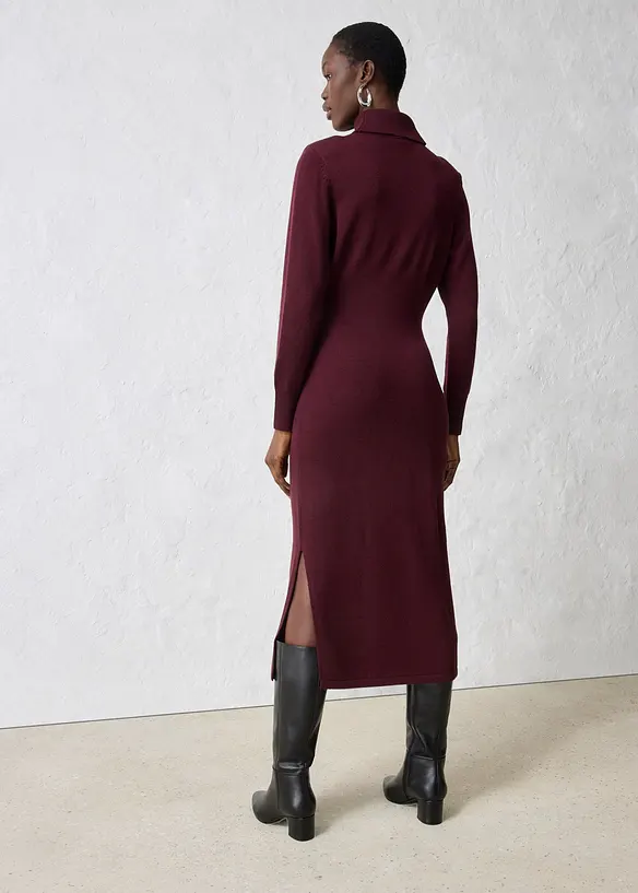 Robe pull en laine mérinos, bonprix