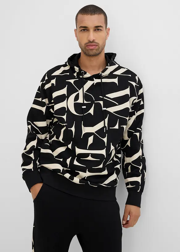 Kapuzensweatshirt aus Bio Baumwolle, Loose Fit, bonprix