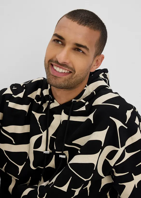 Kapuzensweatshirt aus Bio Baumwolle, Loose Fit, bonprix
