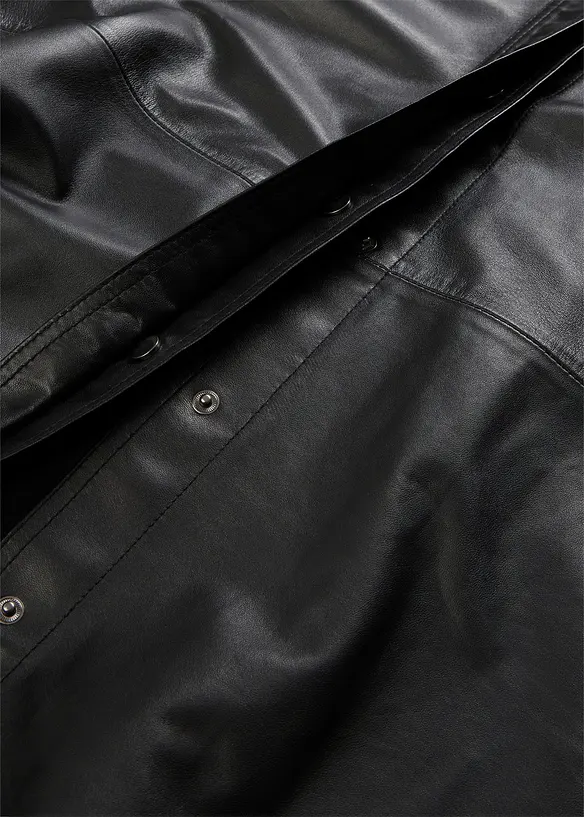Chemise en cuir d’agneau nappa, bonprix