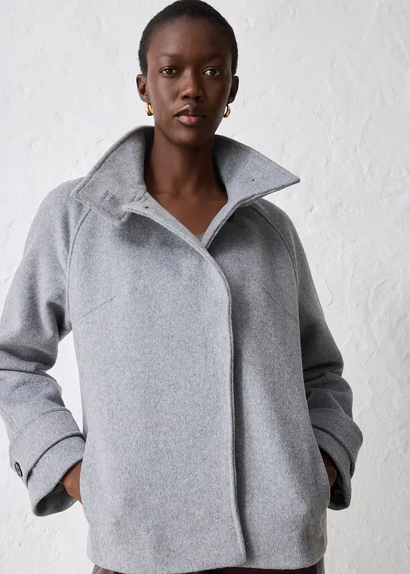 Jacke mit Wolle, bonprix