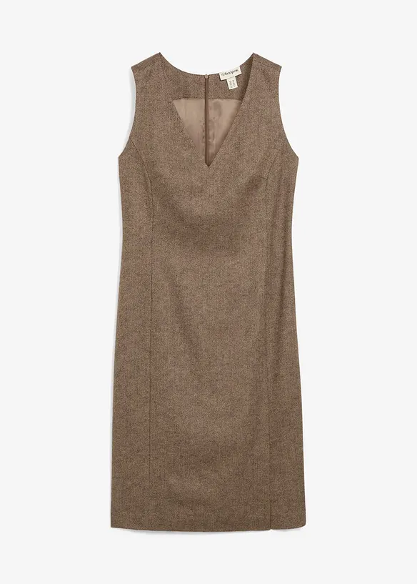 Robe fourreau en laine mélangée, bonprix