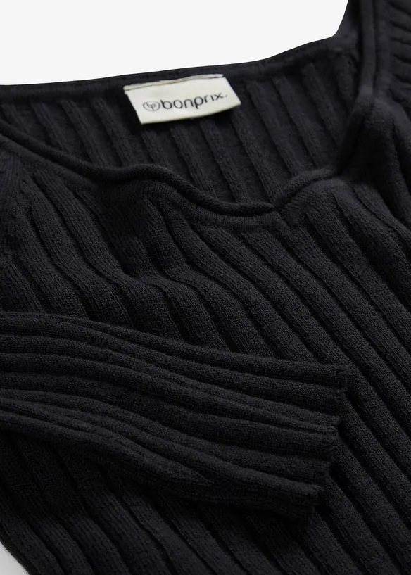 Pull en fine maille de laine mérinos, bonprix