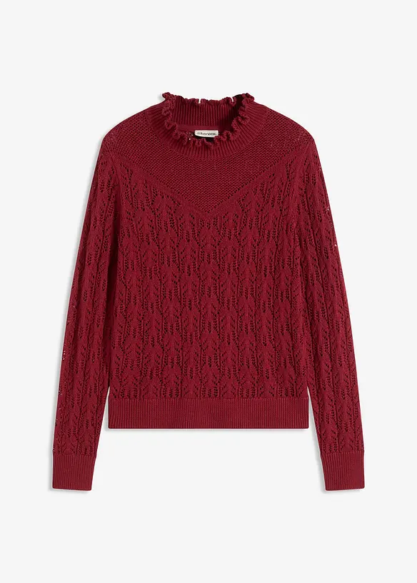 Ajour-Pullover aus Baumwolle, bonprix