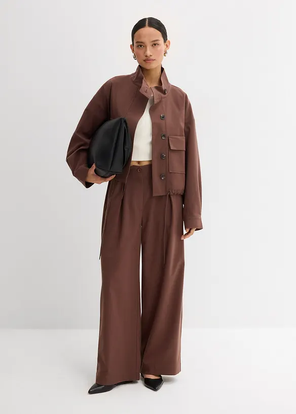 Veste courte de mi-saison en viscose mélangée, bonprix