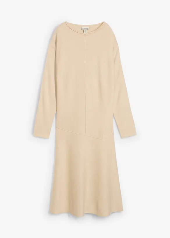 Midi Strickkleid aus Viskose-Mix, bonprix