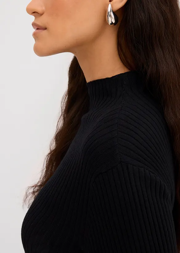 Rippshirt aus Viskose-Mix, bonprix