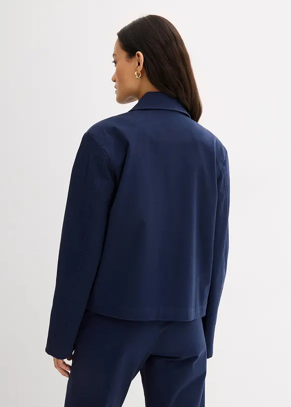 Veste courte de mi-saison en coton extensible, bonprix