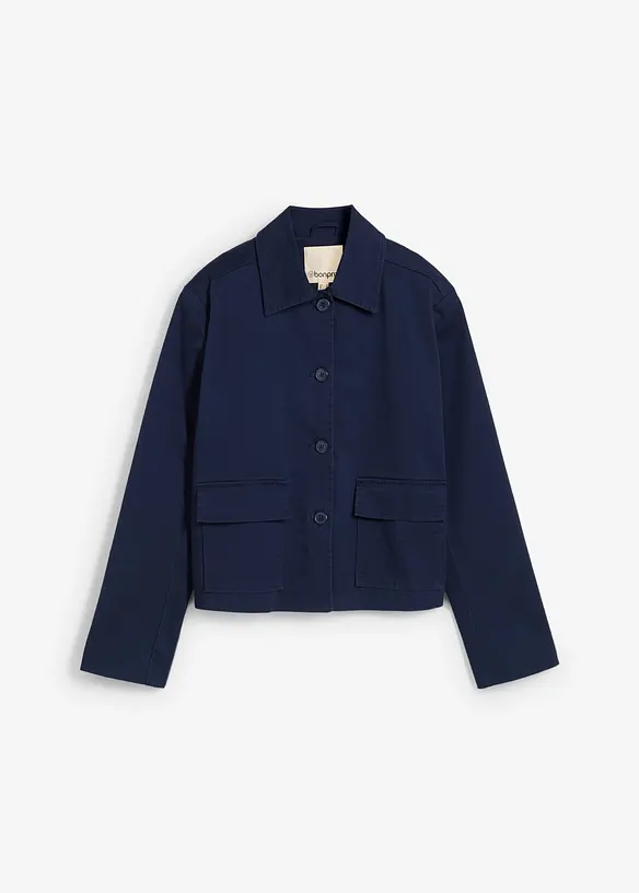 Veste courte de mi-saison en coton extensible, bonprix