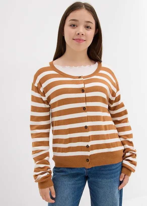 Feinstrickjacke aus softem Viskose-Mix, bonprix