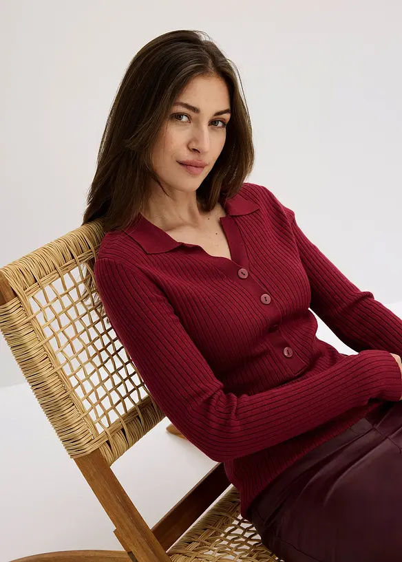 Pull doux en fine maille, viscose majoritaire, bonprix