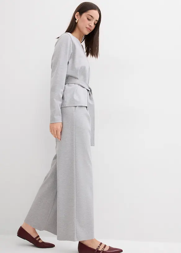 Relaxte Hose mit weitem Bein aus Viskose-Mix, bonprix