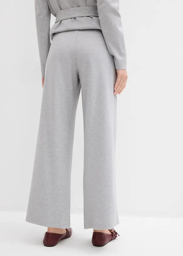 Relaxte Hose mit weitem Bein aus Viskose-Mix, bonprix