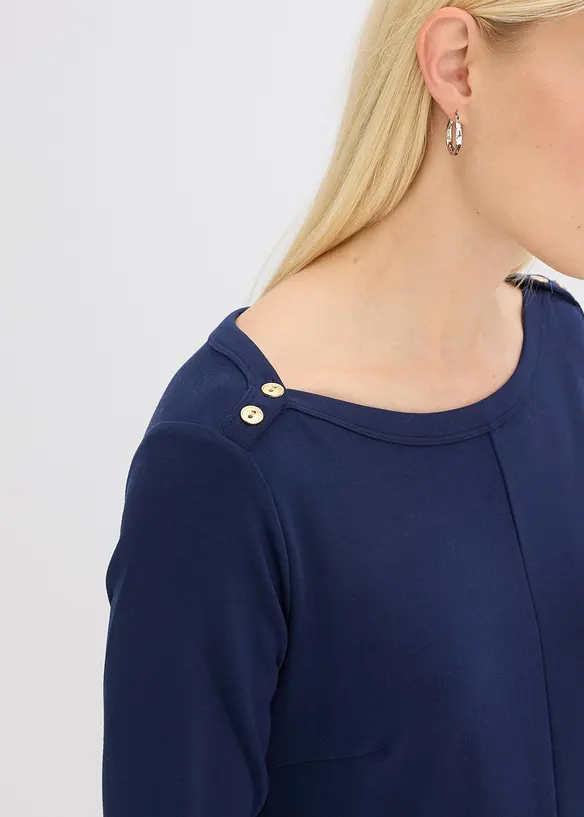 Jerseykleid aus bequemen Punto di Roma, bonprix