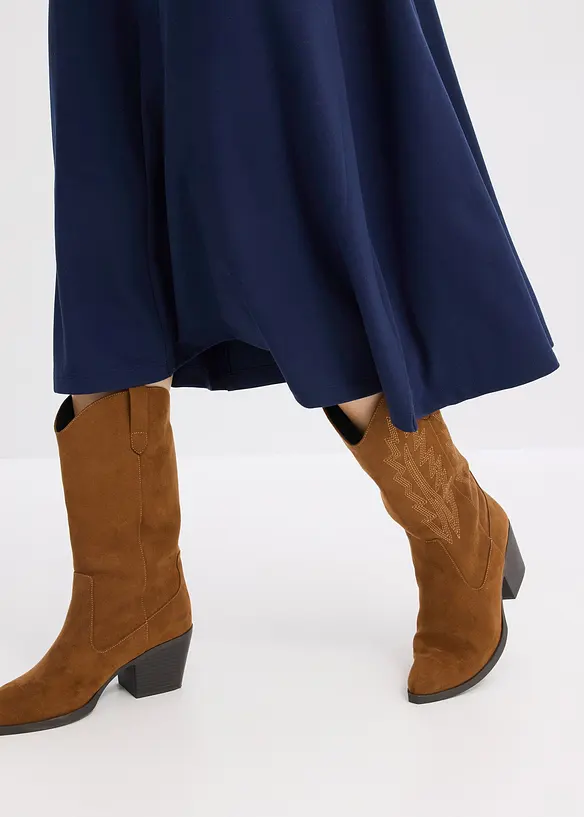 Jerseykleid aus bequemen Punto di Roma, bonprix